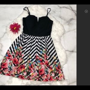 B. Darlin Fit and Flare Homecoming Dress